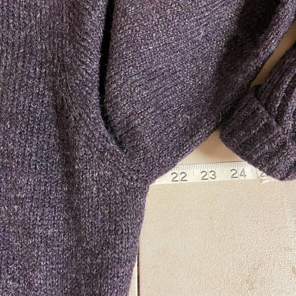 Style&CO Oversized Cozy Purple Cardigan XL - Picture 9 of 9